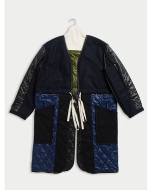 La Fetiche Goude Padded Coat Liner - Blue