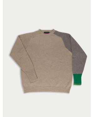 La Fetiche Percy Oversized Menswear Jumper - Natural