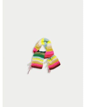 La Fetiche Billy Hand Knitted Scarf - White