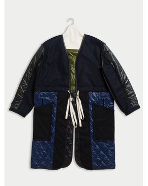 La Fetiche Goude Padded Coat Liner - Blue