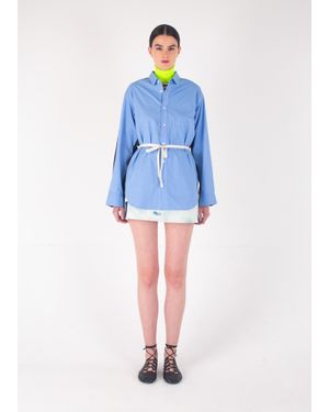 La Fetiche June Colour Blocked Shirt - Blue