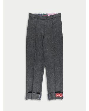 La Fetiche Albert Menswear Tailored Pant - Grey