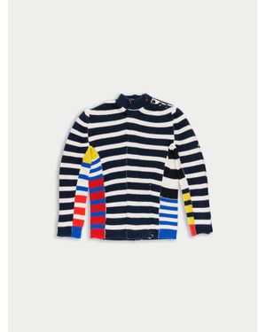 La Fetiche Mae Striped Jumper - Blue