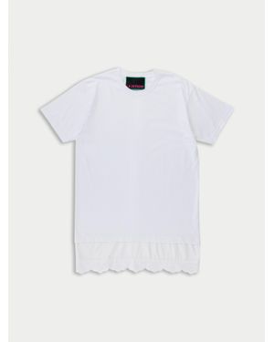 La Fetiche Flora T-Shirt Dress - White