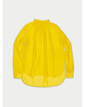 La Fetiche Vivienne Lightweight Silk Blouse - Yellow