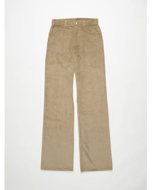 La Fetiche Pauline Jumbo Corduroy Jeans - Natural