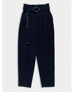 La Fetiche Angela Pleated Trousers - Blue
