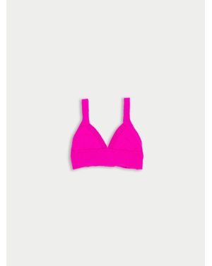 La Fetiche Lucia Handknitted Bralette - Pink