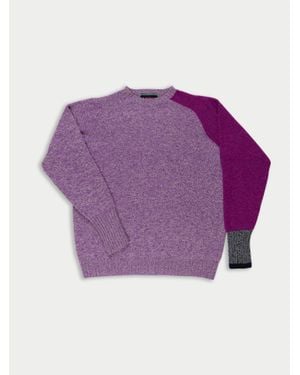 La Fetiche Percy Crew Neck Jumper - Purple