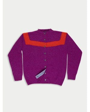 La Fetiche Nancy Lamswool Cardigan - Pink
