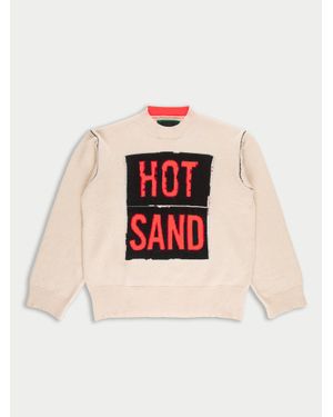La Fetiche Scott Oversized Loose Fit Jumper - White
