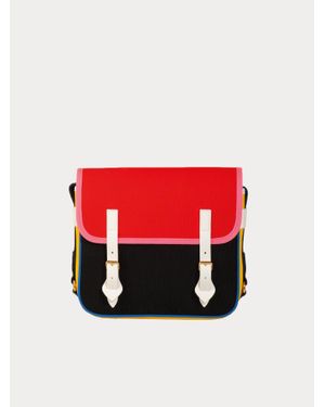 La Fetiche Nº43. Petite Besace Piet Small Satchel Bag - Red