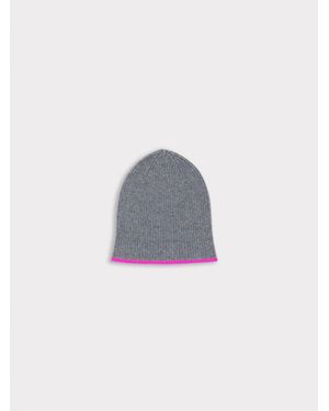 La Fetiche Mikey Ribbed Beanie - Blue