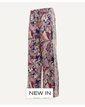 adidas X Liberty London Firebird Satin Tracksuit Bottoms - White