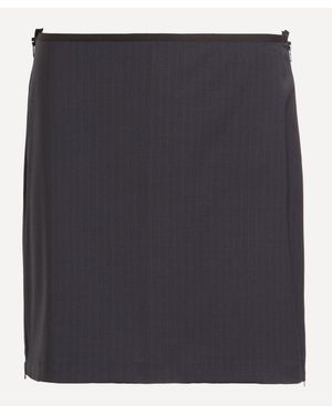 Paloma Wool Lumieti Pinstripe Mini Skirt - Black