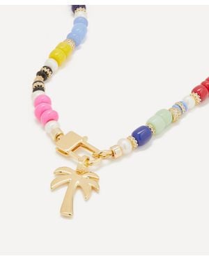 Joolz by Martha Calvo 14Ct-Plated Tropics Bead Necklace - Metallic