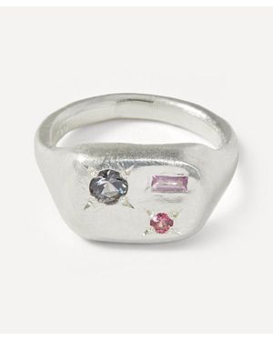 Seb Brown Sterling Bangkok Ring - White