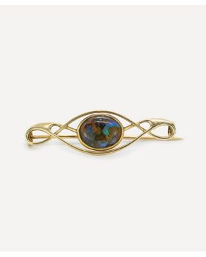 Kojis 15Ct Boulder Opal Bar Brooch - Natural