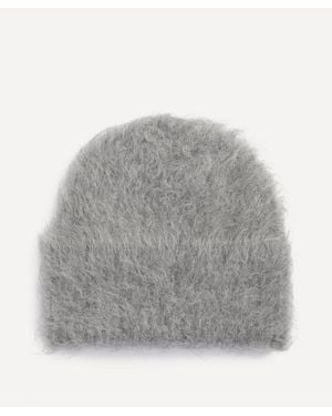 TOTEME Alpaca Knit Beanie - Gray