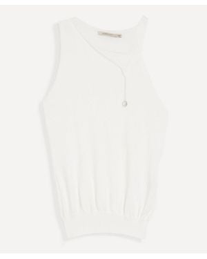 Paloma Wool Lani Sleeveless Knit Top - White