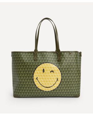 Anya Hindmarch I Am A Plastic Bag Wink Tote Bag - Green