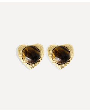 By Alona 18Ct-Plated Eva Clip-On Earrings - Natural