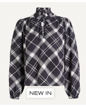 Barbour Baiton Tartan Blouse - Gray