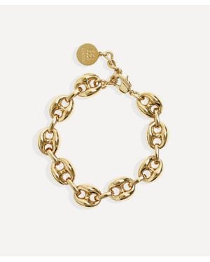 By Alona 18Ct-Plated Capri Mariner Chain Bracelet - Metallic
