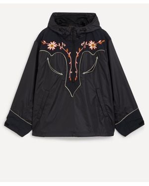 Kapital Tennessee Cone Flower Parka - Black