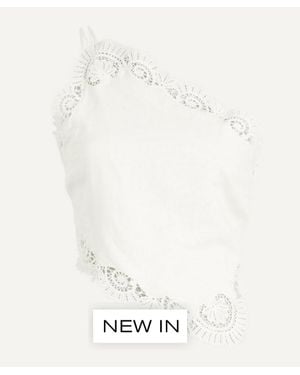 Posse Darya Single-Shoulder Top - White