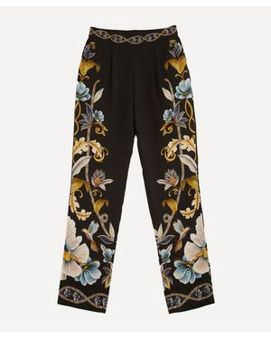 FARM Rio Flowerful Pyjama Pants - Black