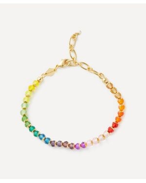 Anni Lu 18Ct-Plated Tennis Kinda Bead Bracelet - Metallic