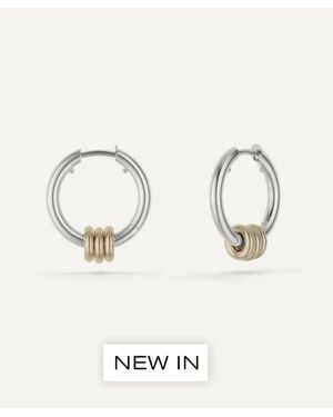 Spinelli Kilcollin Mixed Metal Nevine Max Hoop Earrings - Natural