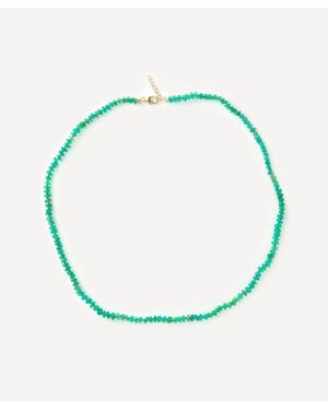 Andrea Fohrman 14Ct Ethiopian Opal Beaded Necklace - Blue