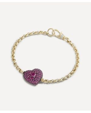 Lucy Delius Jewellery 14Ct Love Special Pocket Watch Bracelet - Metallic