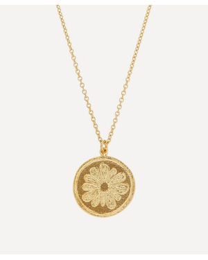 Alex Monroe 22Ct-Plated Grapefruit Slice Pendant Necklace - Metallic