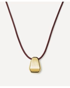 Missoma X Lucy Williams 18Ct-Plated Arco Pendant Necklace - Metallic