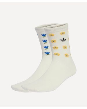 adidas X Liberty London Crew Sock 2-Pack - White