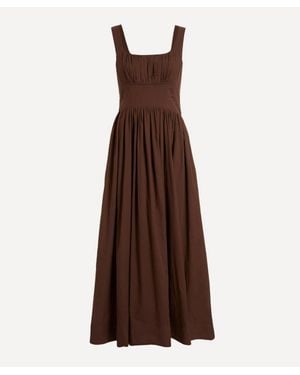 Aje. Sunny Midi Dress - Brown
