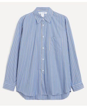 Comme des Garçons Wide Stripe Shirt - Blue