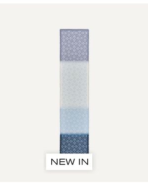 Loewe Anagram 45X200 Wool-Blend Scarf - Blue