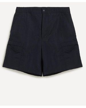 LE17SEPTEMBRE Washed Side Pocket Cargo Shorts - White