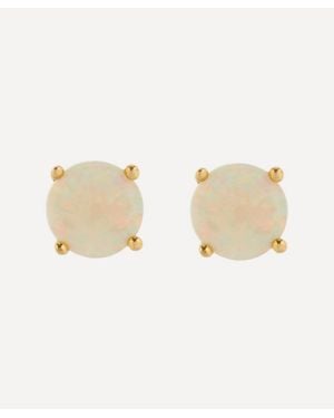 Kojis 18Ct Opal Stud Earrings - Natural