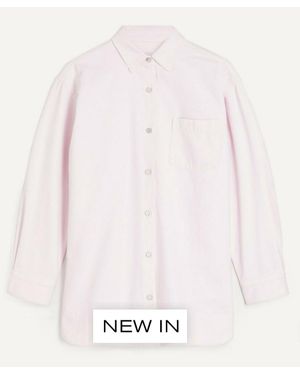 Agolde A-Line Denim Shirt - Pink