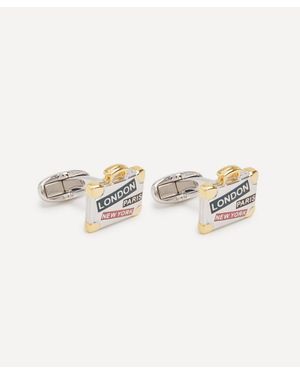 Paul Smith Suitcase Cufflinks - Natural