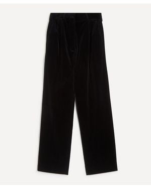 Blazé Milano Jealousy Fox Velvet Pants - Black