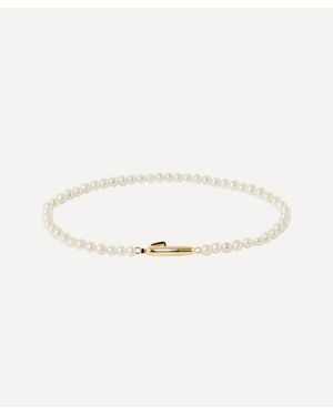 Pdpaola 18Ct-Plated La Perla Essential Pearl Bracelet - Natural