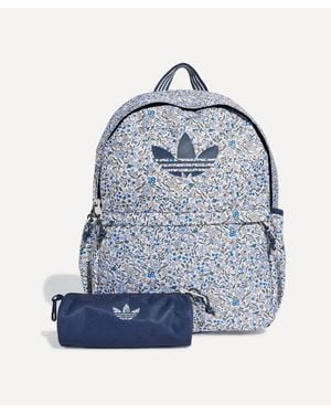adidas X Liberty London Backpack With Pencil Case - Blue