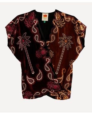 FARM Rio Multicolor Blouse - Red
