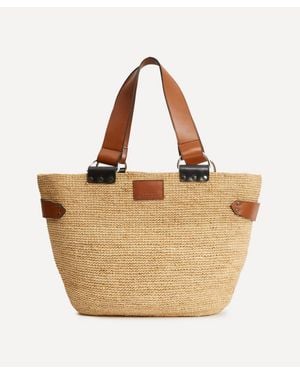 Isabel Marant Bahiba Raffia Tote Bag - Natural